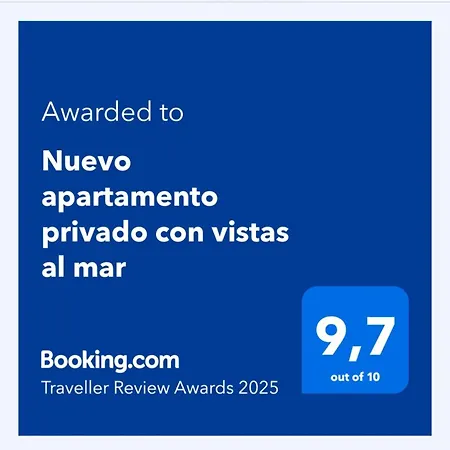 Nuevo Privado Con Vistas Al Mar Apartmán
